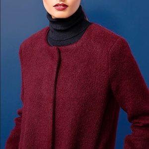 BB Dakota Regan Burgundy Coat